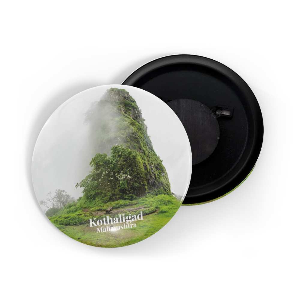 dhcrafts Fridge Magnet Multicolor Maharastra Kothaligad Glossy Finish Design Pack of 1